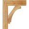 Ekena Millwork Imperial Block Rough Sawn Bracket, Western Red Cedar, 4"W x 18"D x 22"H BKT04X18X22IMP05RWR - alternate 2